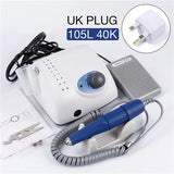 Nail Drill Machine Strong 210 105L 65W Manicure Pedicure Nail Gel Polishing Device