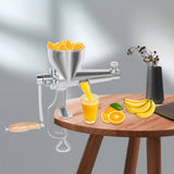 Manual Juicer Stainless Steel Extractor Squeezed Fruits, VegetableS,Apples,