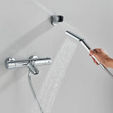 Bathtub Faucet Shower Set 2 Function Wall Mount with Handshower