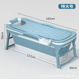 Foldable Bath Tub for Adults Portable Bath Bucket Quality Plastic Thickened