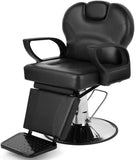 Artist Hand Barber Chair for Salon, Adjustable Height and Reclining