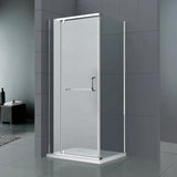 Bathroom Shower Room Bathroom Single 10 Mm Obscure Glass Frameless