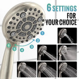 Bathroom Faucet Valve Included - Push Button Stainless Steel Showers for Bathroom