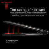 Fast Heating Cearmic Splint 1 Inch Hair Keratin Treatment Flat Iron LCD Display 110-240V