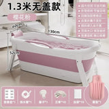 Foldable Bath Tub Full Body Adult Large Bathtub Simple Portable