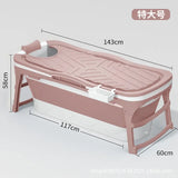 Foldable Bath Tub for Adults Portable Bath Bucket Quality Plastic Thickened