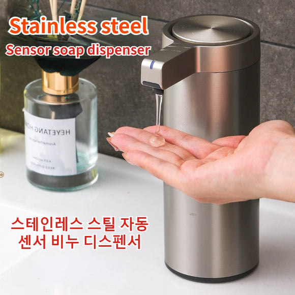 Soap Dispensers Steel Kitchen Metal Lotion Bottle Touchless Induction Sensor Bathroom Accessories