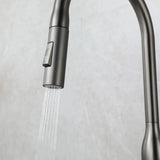 Modern Kitchen Faucet Stainless Steel Flow Kitchen Sink Faucets with Pull Down Sprayer