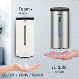 Soap Dispenser AK1205 Wall Mounted Commercial Smart Soap Dispenser For Bathroom Large