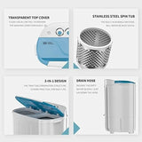 Portable Washing Machine, Twin Tub Washing Machine Laundry Compact Washer spinner