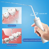 Dental Flosser Portable  10 Tip Implement Irrigation Tooth Flossing Irrigation SPA Mouth Cleaner