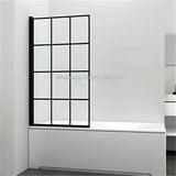 shower screens bath tub shower door Oumeiga black