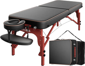 Professional Massage Table Portable 2 Folding Lightweight Facial Solon Spa