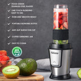 Coffee/Spices Jar, Portable Smoothie Blender and Coffee Grinder in One