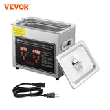 VEVOR 2L 3L 6L 10L 22L 30L Ultrasonic Cleaner Stainless Steel Portable