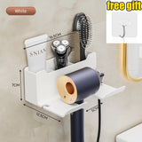 Hair Dryer Holder Wall Mounted Hair Straightener Dryer Hair Stand