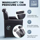 Salon & Spa Equipment Mona Lisa Plumb Free Pedicure Chair - No Plumbing,Adjustable,Portable