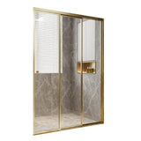 Glass Wall Partition Triple Sliding Shower Door, Hot Sale, Bathroom