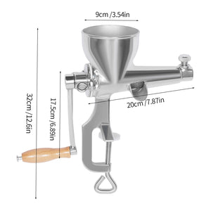 Manual Juicer Stainless Steel Extractor Squeezed Fruits, VegetableS,Apples,